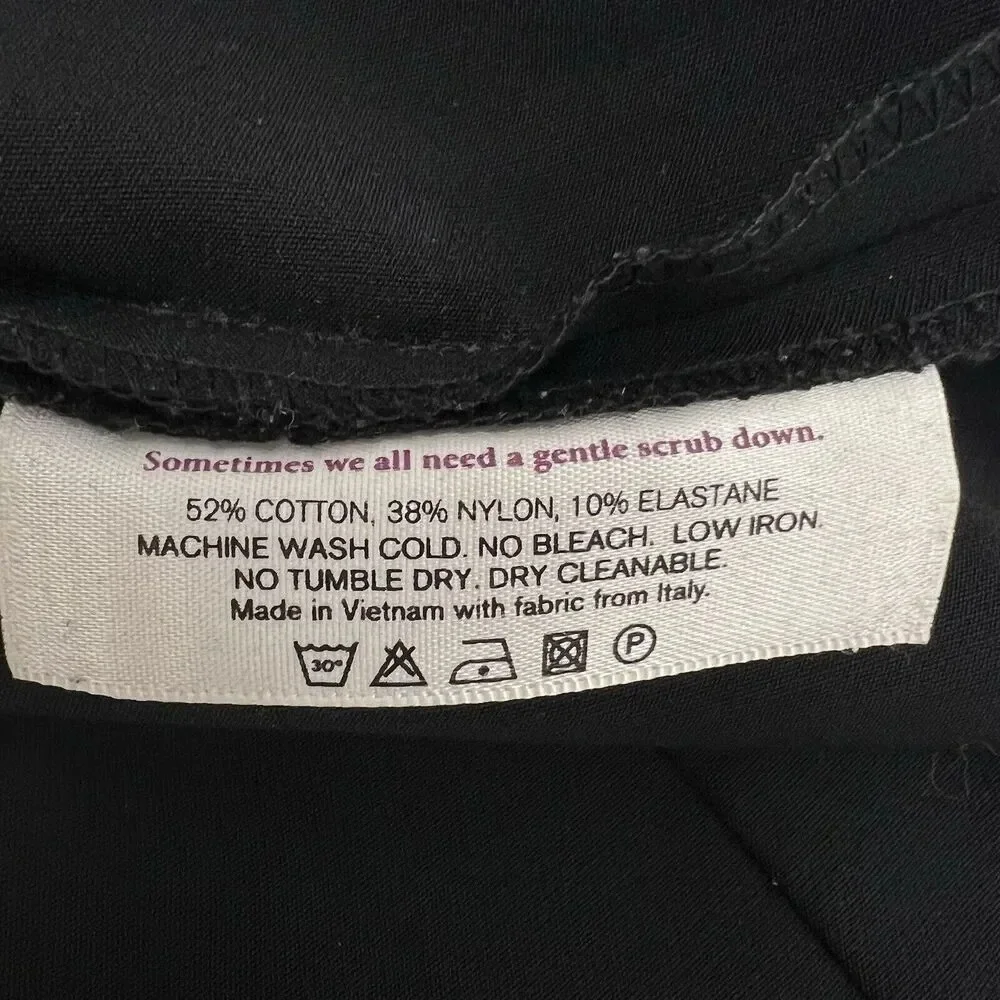 MM Lafleur Lakeside Powerstretch The Foster Pants Straight Leg Black Women’s 12
